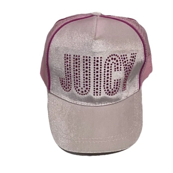 Juicy Couture Other - Juicy Couture Kids Mesh Pink Snap Back Hat NWT Brand New